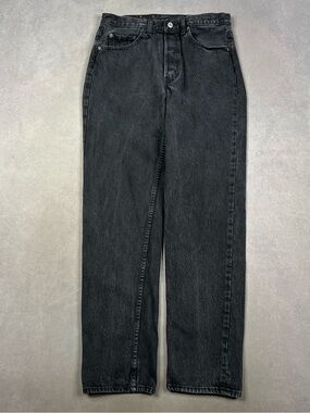 Levi's Black Straight Jeans